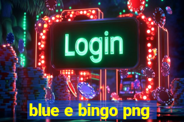 blue e bingo png